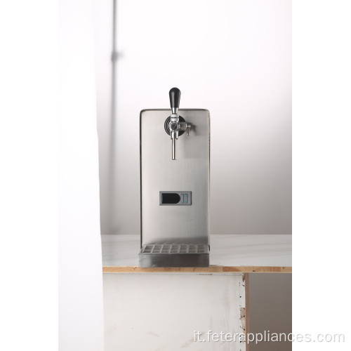 Distributore di refrigeratore per birra alla spina con corpo in acciaio inossidabile a 1 rubinetto
